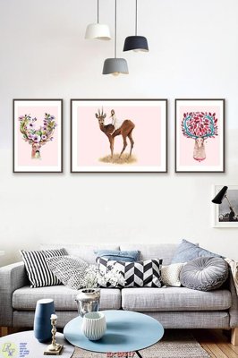 File gốc File tranh bộ bắc âu BA517 (in tráng gương) nghệ thuật