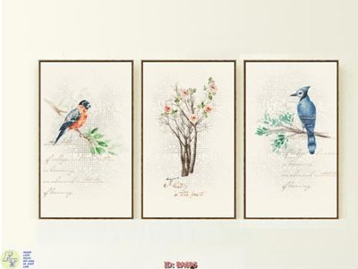 File tranh trang trí File tranh bộ bắc âu BA696 (file gốc)