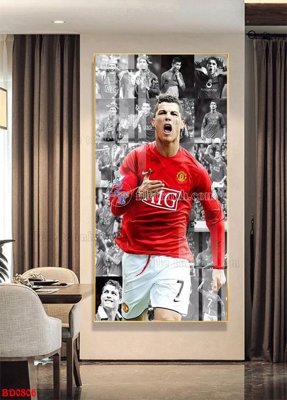 File tranh ảnh gốc File tranh treo bóng đá BD806 dùng cho in khổ lớn