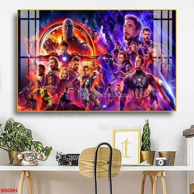 File in trần File tranh treo bóng đá BD894 (bản gốc) 5D