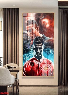 Download file gốc File tranh treo bóng đá BD926 (in lụa) cao cấp