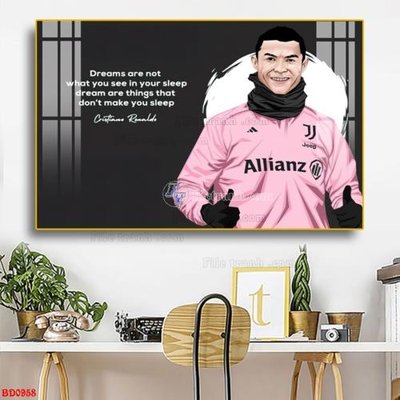 File in ấn chuyên nghiệp File tranh treo bóng đá BD958 (file gốc)