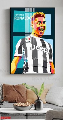 File tranh File tranh treo bóng đá BD962 (ảnh gốc) in trần 3D