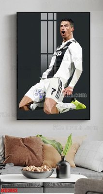 File gốc File tranh treo bóng đá BD982 (in mica) làm bảng hiệu