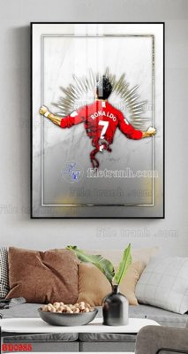 File tranh File tranh treo bóng đá BD985 (ảnh gốc) in trần xuyên sáng