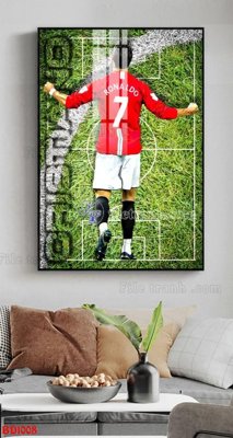Tải file PSD File tranh treo bóng đá BD1008 (nguyên layer) để in
