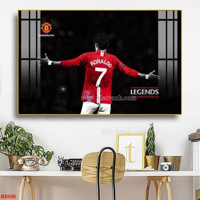 Tải file gốc File tranh treo bóng đá BD1016 (bản PSD) chỉnh sửa được