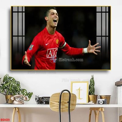 File tranh trang trí File tranh treo bóng đá BD1021 (tải file gốc)