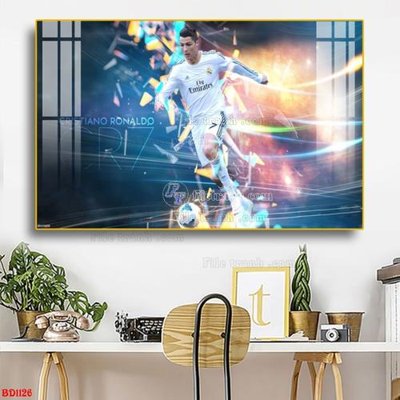 File gốc File tranh treo bóng đá BD1126 (phong cách) châu Âu