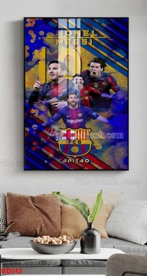 File gốc File tranh treo bóng đá BD1143 (chủ đề hiện đại) trang trí