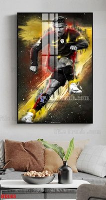 Download file gốc File tranh treo bóng đá BD1163 (in mica) logo