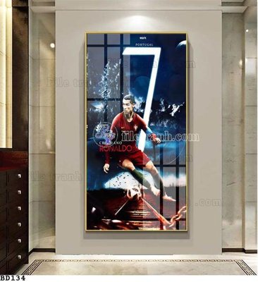 File PSD File tranh treo bóng đá BD133 (bản gốc) dễ dàng edit