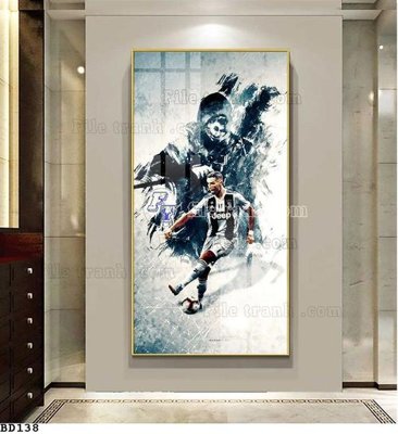 File gốc File tranh treo bóng đá BD137 (PNG) không nền chất lượng
