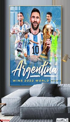 File tranh File tranh treo bóng đá BD1514 (bản gốc) trang trí văn phòng