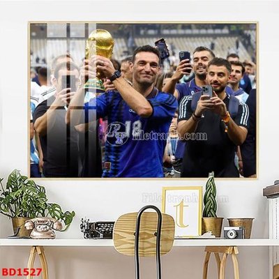 File ảnh File tranh treo bóng đá BD1527 (gốc) in backdrop sự kiện