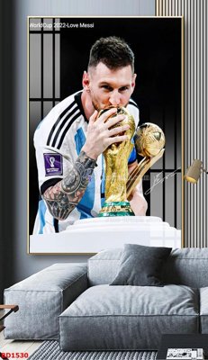 Tải file File tranh treo bóng đá BD1530 (gốc) làm tranh trang trí