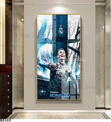 Hình ảnh file gốc in trần nhà File tranh treo bóng đá BD159