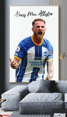 Download file gốc File tranh treo bóng đá BD2089 (in mica) trong suốt