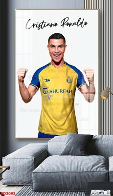 File ảnh gốc File tranh treo bóng đá BD2093 không vỡ nét