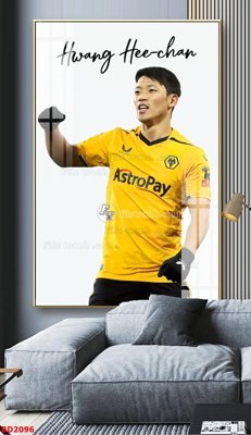 File gốc File tranh treo bóng đá BD2096 (trang trí) phòng trẻ em