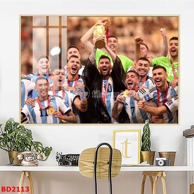 Tải file gốc in lụa File tranh treo bóng đá BD2113 siêu nét