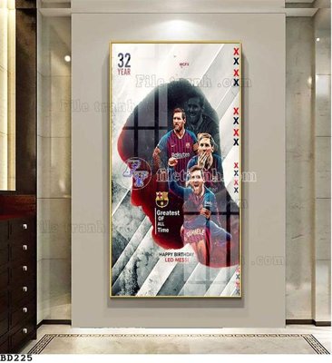 File gốc File tranh treo bóng đá BD224 (dành cho quảng cáo)