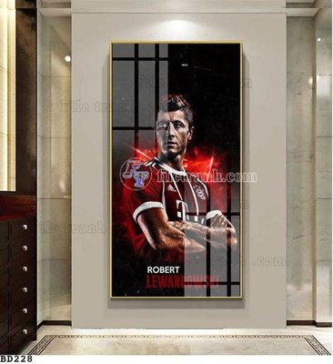 Hình ảnh file gốc File tranh treo bóng đá BD227 cho in UV