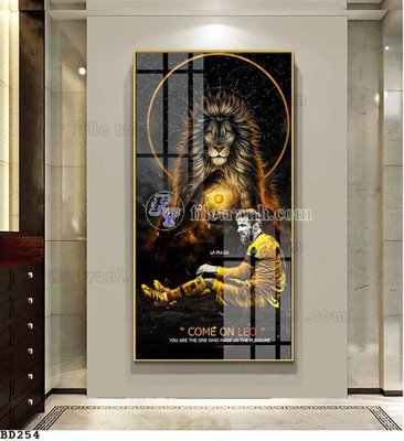 File tranh File tranh treo bóng đá BD253 (gốc) chủ đề con người