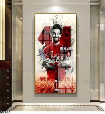 File tranh gốc File tranh treo bóng đá BD299 (bản quyền) độc đáo