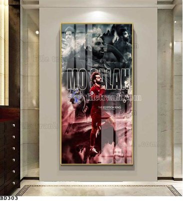 File in trần File tranh treo bóng đá BD302 (file gốc) chủ đề vũ trụ