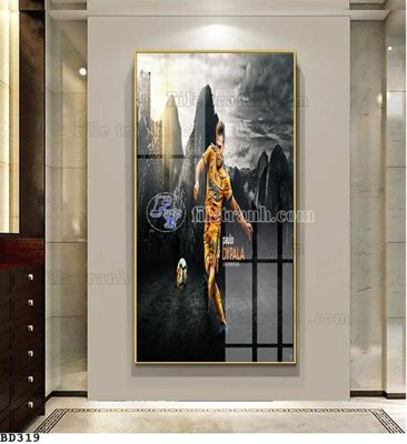 File gốc File tranh treo bóng đá BD318 (phiên bản chuẩn) để in ấn