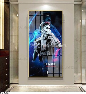 Tải file File tranh treo bóng đá BD320 (gốc) làm tranh trang trí