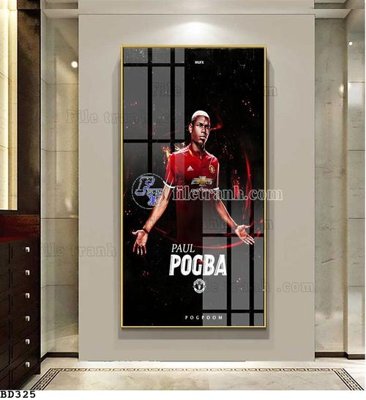 Chi tiết file ảnh File tranh treo bóng đá BD324 sắc nét