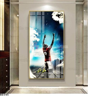 File gốc File tranh treo bóng đá BD344 (cho in UV) siêu nét