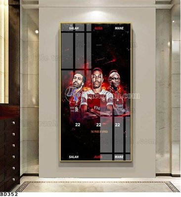 File in trần File tranh treo bóng đá BD351 (bản gốc) trời sao