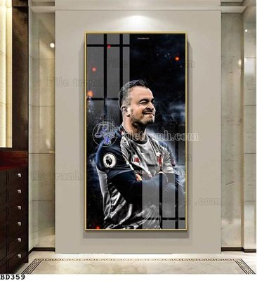 File tranh File tranh treo bóng đá BD358 (bản gốc) treo tường