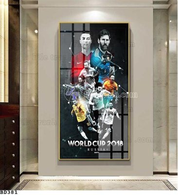 File PSD File tranh treo bóng đá BD380 (bản gốc) chất lượng nhất