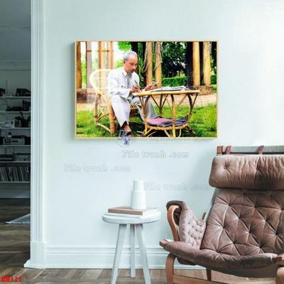 File tranh File tranh bác hồ in ấn BH111 (bản gốc) trang trí văn phòng