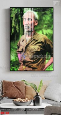 File gốc File tranh bác hồ in ấn BH132 (in mica) trang trí