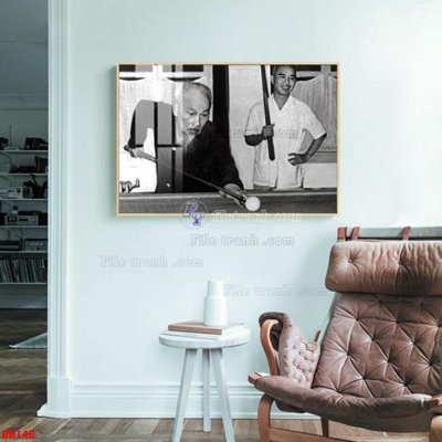 File tranh in trần 3D File tranh bác hồ in ấn BH145 (ảnh gốc)