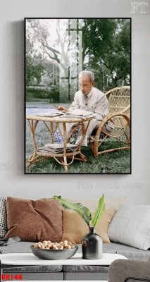 File tranh in mica File tranh bác hồ in ấn BH148 (độ phân giải cao)
