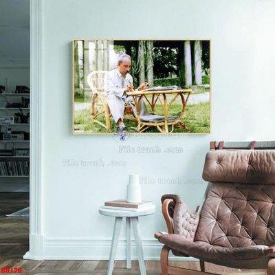 Tải file gốc File tranh bác hồ in ấn BH178 (bản PSD) đầy đủ layer
