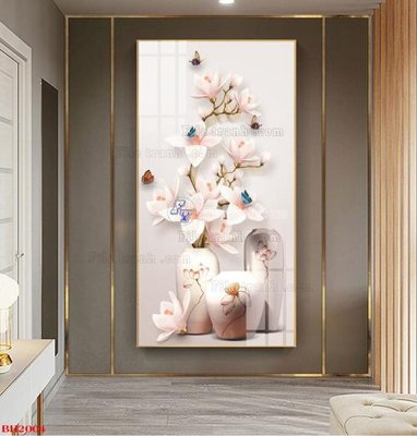 Tải file gốc File tranh bình hoa B2004 (bản PSD) còn layer