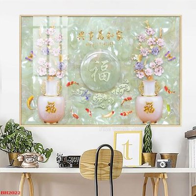 File in ấn File tranh bình hoa B2022 (bản gốc) từ file gốc