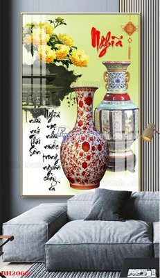 Tải file gốc File tranh bình hoa B2066 (bản PSD) gốc