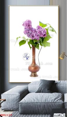 File ảnh File tranh bình hoa B2127 (gốc) in backdrop sự kiện