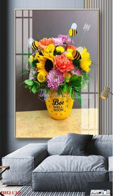 Tải file gốc File tranh bình hoa B2139 (in khổ lớn) không vỡ