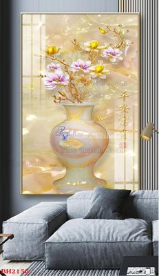 Tải file PSD File tranh bình hoa B2156 (nguyên layer) để in