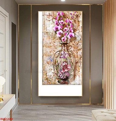 Tải file File tranh bình hoa B2220 (gốc) làm tranh treo tường