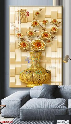 Tải file gốc File tranh bình hoa B2247 (bản PSD) còn layer